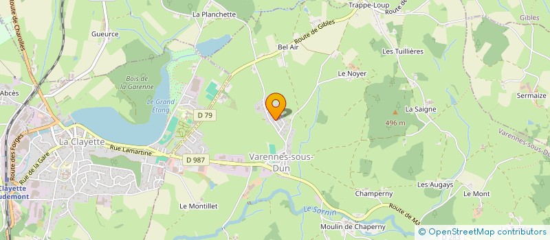localisation de l'entreprise MONSIEUR DAVID GRELAIT à VARENNES-SOUS-DUN