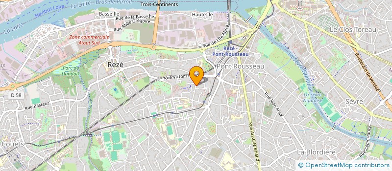 localisation de l'entreprise MONSIEUR DAVID GRENIER à REZE