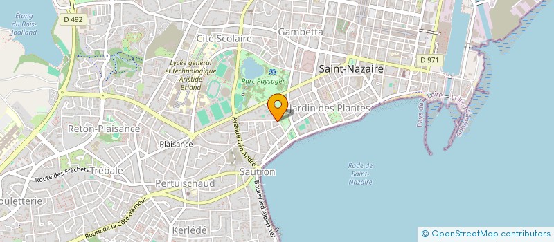 localisation de l'entreprise MONSIEUR DAVID GRENIER à SAINT-NAZAIRE