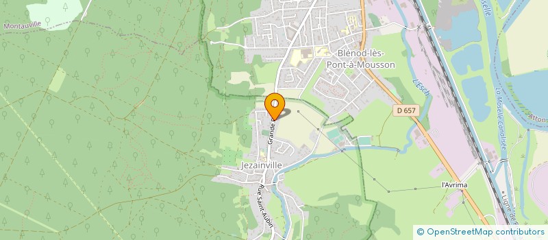 localisation de l'entreprise MONSIEUR DAVID GRENU  JEZAINVILLE