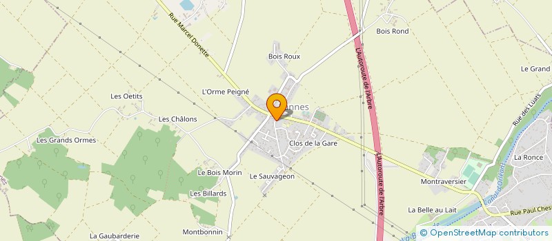 localisation de l'entreprise MONSIEUR DAVID GRESLIN  PANNES