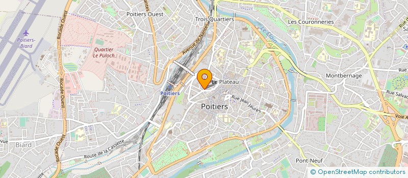 localisation de l'entreprise MONSIEUR DAVID GRIMAUD à POITIERS