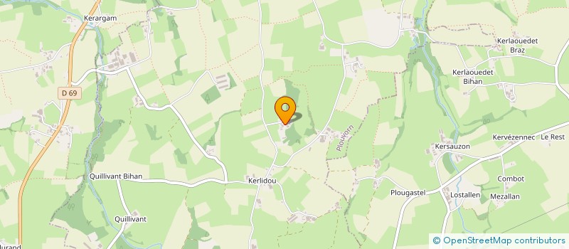 localisation de l'entreprise MONSIEUR DAVID GRIMOULT  PLOUVORN