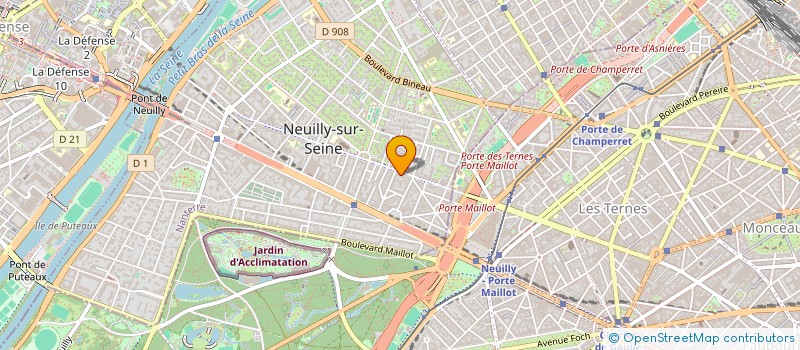 localisation de l'entreprise MONSIEUR DAVID GRIZIVATZ à NEUILLY-SUR-SEINE