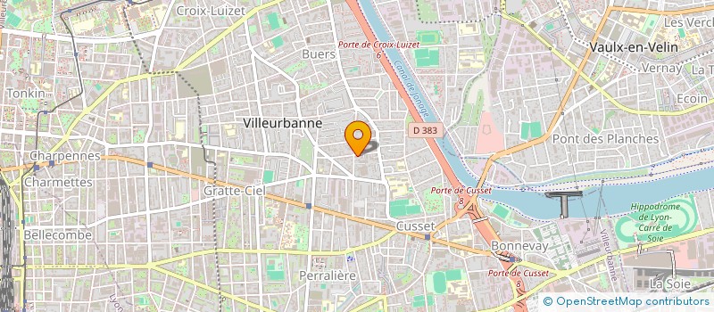 localisation de l'entreprise MONSIEUR DAVID GROBA GIL  VILLEURBANNE