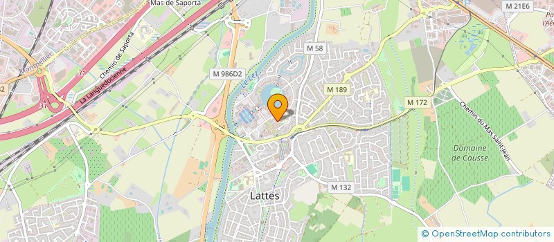 localisation de l'entreprise MONSIEUR DAVID GROS à LATTES