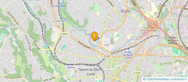 localisation de l'entreprise MONSIEUR DAVID GROS  ECULLY