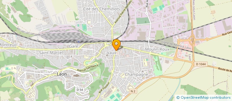 localisation de l'entreprise MONSIEUR DAVID GROUSELLE à LAON