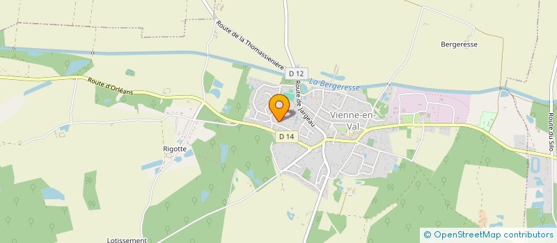localisation de l'entreprise MONSIEUR DAVID GUDIN à VIENNE-EN-VAL