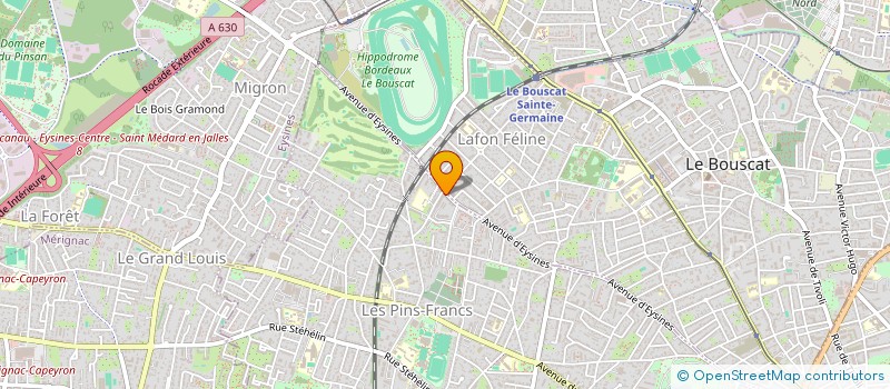 localisation de l'entreprise MONSIEUR DAVID GUENOUN  BORDEAUX