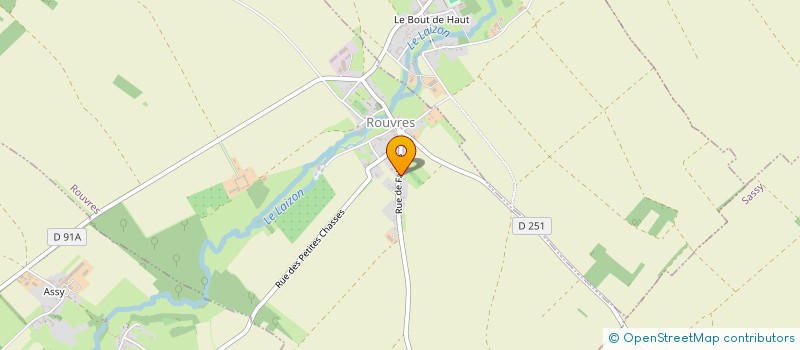 localisation de l'entreprise MONSIEUR DAVID GUERIN  ROUVRES