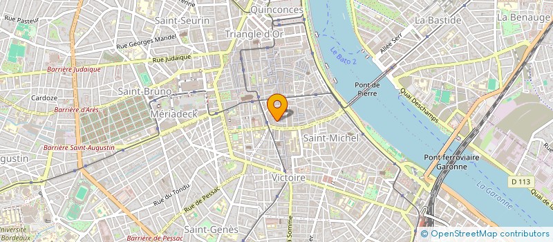 localisation de l'entreprise MONSIEUR DAVID GUERIN  BORDEAUX