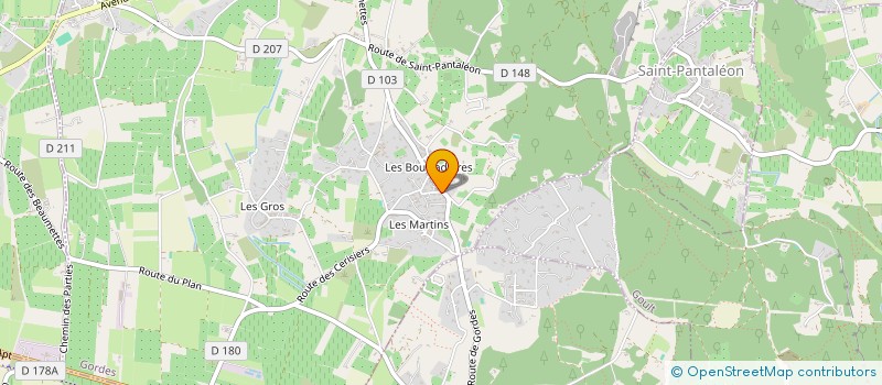 localisation de l'entreprise MONSIEUR DAVID GUERINONI  GORDES