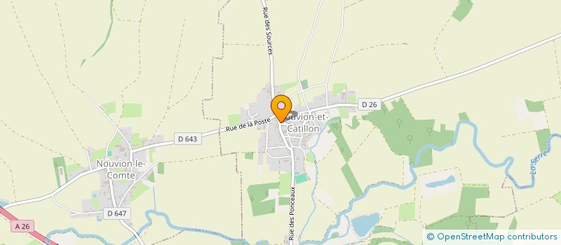 localisation de l'entreprise MONSIEUR DAVID GUERNUT  NOUVION-ET-CATILLON