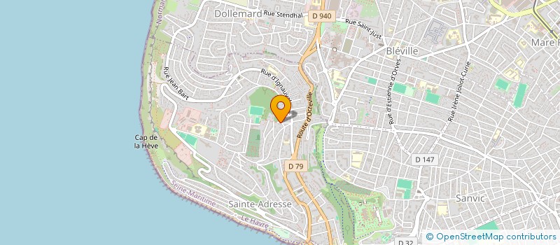 localisation de l'entreprise MONSIEUR DAVID GUEROULT  OCTEVILLE-SUR-MER