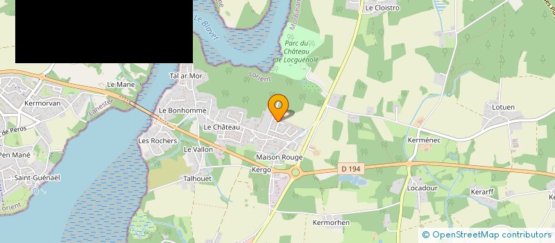localisation de l'entreprise MONSIEUR DAVID GUESNEL à KERVIGNAC