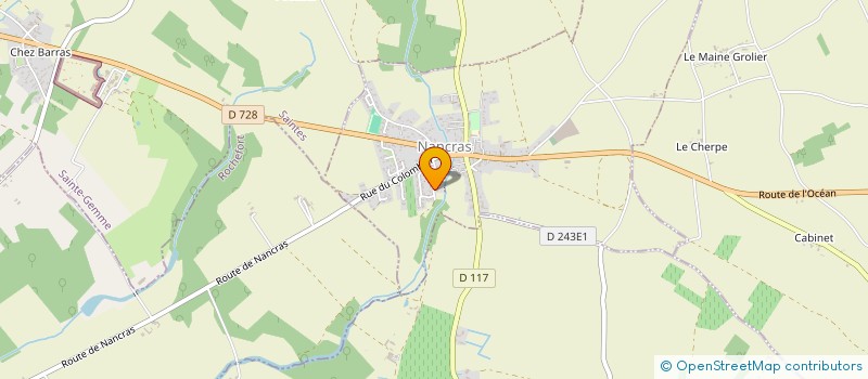 localisation de l'entreprise MONSIEUR DAVID GUEUDET  NANCRAS