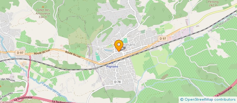 localisation de l'entreprise MONSIEUR DAVID GUEYLARD  PIGNANS