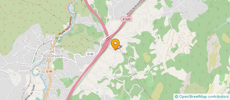 localisation de l'entreprise MONSIEUR DAVID GUEZ  ROQUEVAIRE