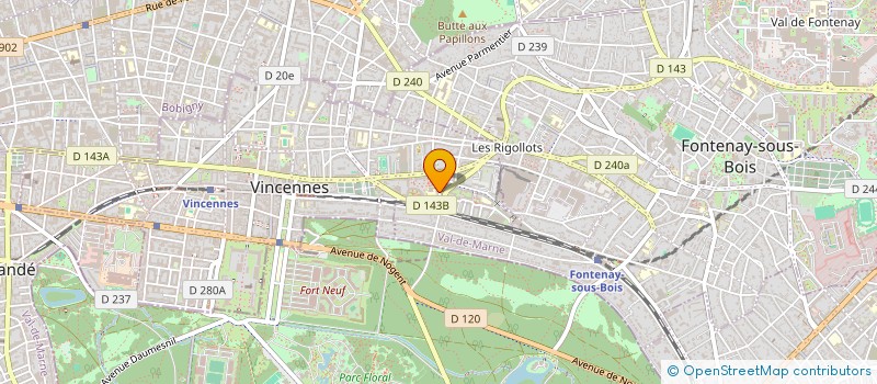 localisation de l'entreprise MONSIEUR DAVID GUEZ à VINCENNES