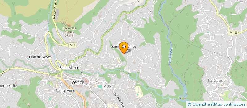 localisation de l'entreprise MONSIEUR DAVID GUGLIERI  VENCE