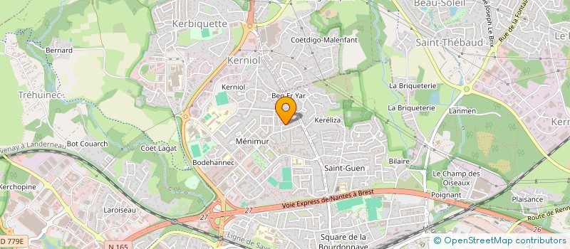 localisation de l'entreprise MONSIEUR DAVID GUIDOUX  VANNES