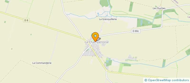localisation de l'entreprise MONSIEUR DAVID GUIGNOLET à LA CHAMPENOISE