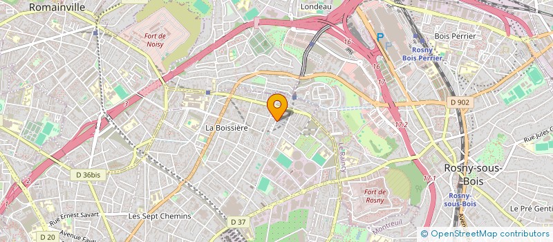 localisation de l'entreprise MONSIEUR DAVID GUILLAUME à MONTREUIL