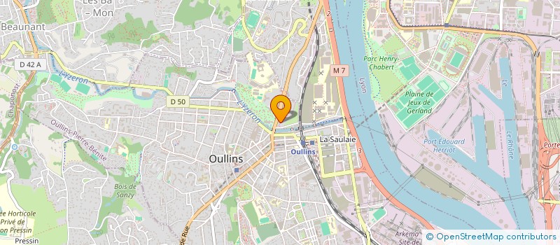 localisation de l'entreprise MONSIEUR DAVID GUILLAUMOND  OULLINS-PIERRE-BENITE