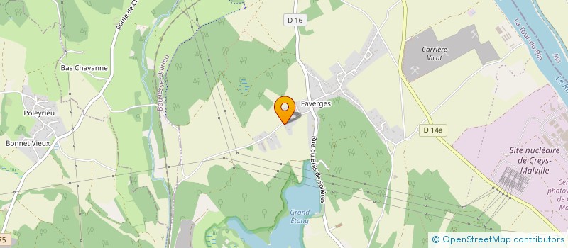 localisation de l'entreprise MONSIEUR DAVID GUILLEMOT SCHEID  CREYS-MEPIEU