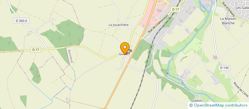 localisation de l'entreprise MONSIEUR DAVID GUILLOTIN à BONNEVAL