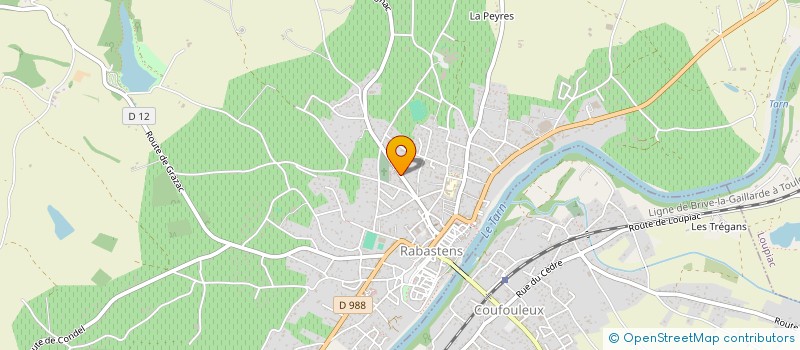 localisation de l'entreprise MONSIEUR DAVID GUIMARD  RABASTENS