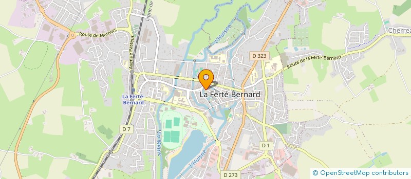 localisation de l'entreprise MONSIEUR DAVID GUIMIER à LA FERTE-BERNARD