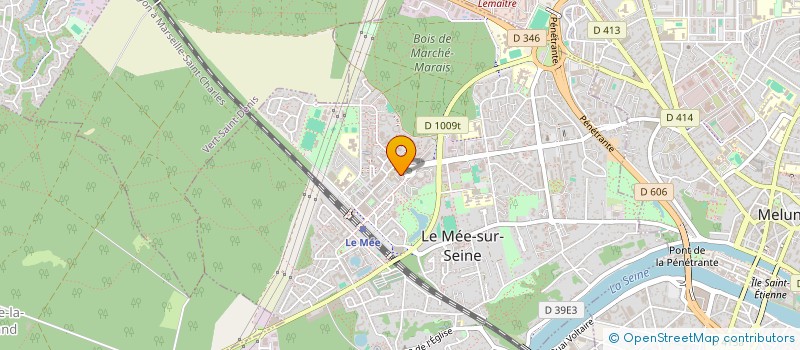 localisation de l'entreprise MONSIEUR DAVID GUIYOULE  LE MEE-SUR-SEINE