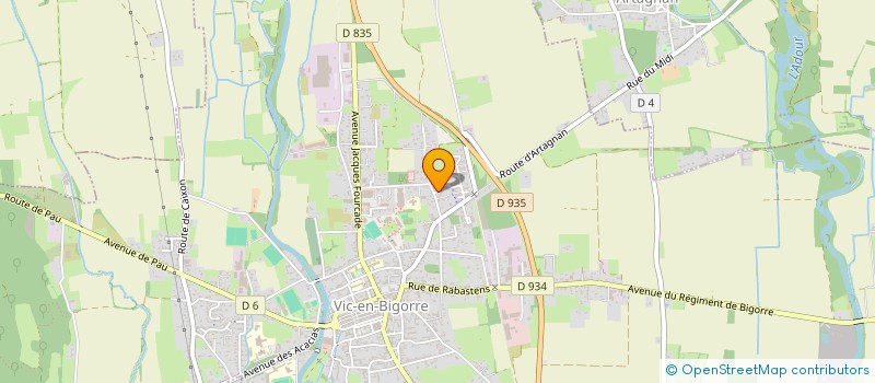 localisation de l'entreprise MONSIEUR DAVID GUSMANN  VIC-EN-BIGORRE