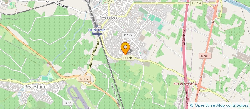 localisation de l'entreprise MONSIEUR DAVID GUTIERREZ  RIVESALTES