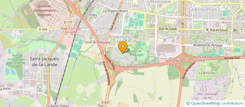 localisation de l'entreprise MONSIEUR DAVID GUYAS  RENNES