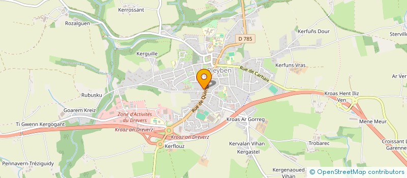 localisation de l'entreprise MONSIEUR DAVID GUYON  PLEYBEN