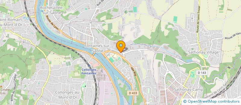localisation de l'entreprise MONSIEUR DAVID HACKER  FONTAINES-SUR-SAONE