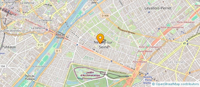localisation de l'entreprise MONSIEUR DAVID HAGGIAG à NEUILLY-SUR-SEINE