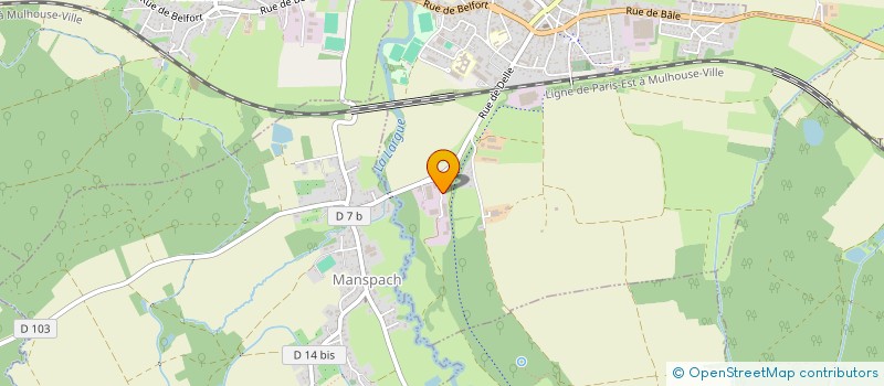 localisation de l'entreprise MONSIEUR DAVID HAHN  DANNEMARIE