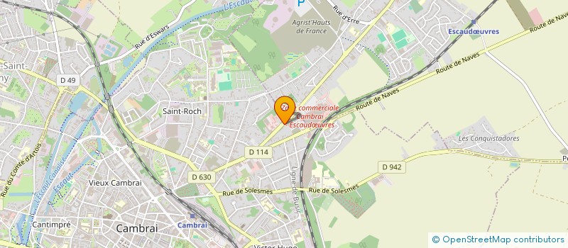 localisation de l'entreprise MONSIEUR DAVID HAINAUT  CAMBRAI