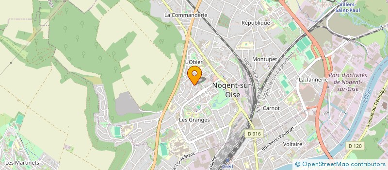 localisation de l'entreprise MONSIEUR DAVID HALIM  NOGENT-SUR-OISE