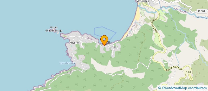 localisation de l'entreprise MONSIEUR DAVID HAMCHAOUI  CALCATOGGIO