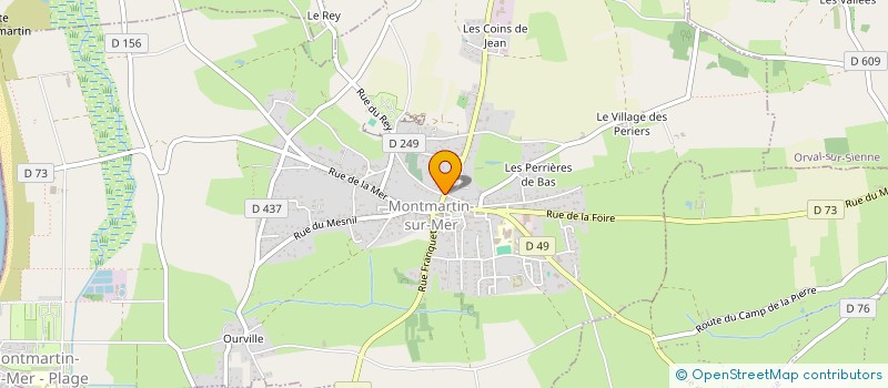 localisation de l'entreprise MONSIEUR DAVID HAMEL  MONTMARTIN-SUR-MER