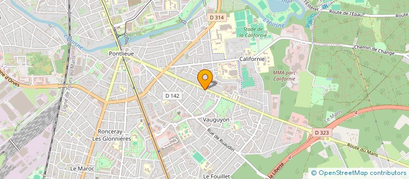 localisation de l'entreprise MONSIEUR DAVID HAMELIN  LE MANS