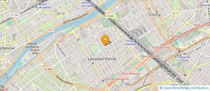 localisation de l'entreprise MONSIEUR DAVID HAMELIN à LEVALLOIS-PERRET