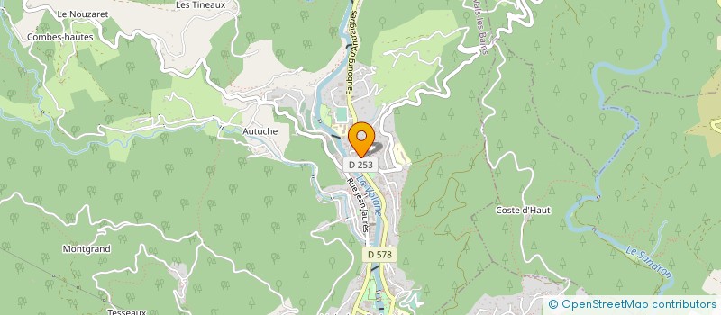 localisation de l'entreprise MONSIEUR DAVID HAMPARTZOUMIAN à VALS-LES-BAINS