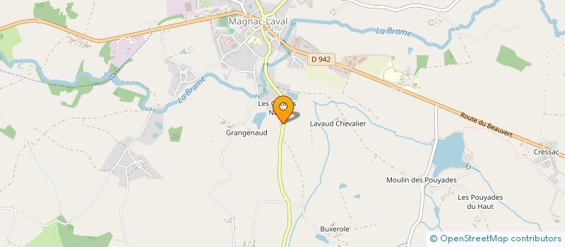 localisation de l'entreprise MONSIEUR DAVID HAMPTON à MAGNAC-LAVAL
