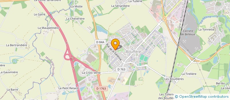 localisation de l'entreprise MONSIEUR DAVID HANDEL  LA BOISSIERE-DE-MONTAIGU